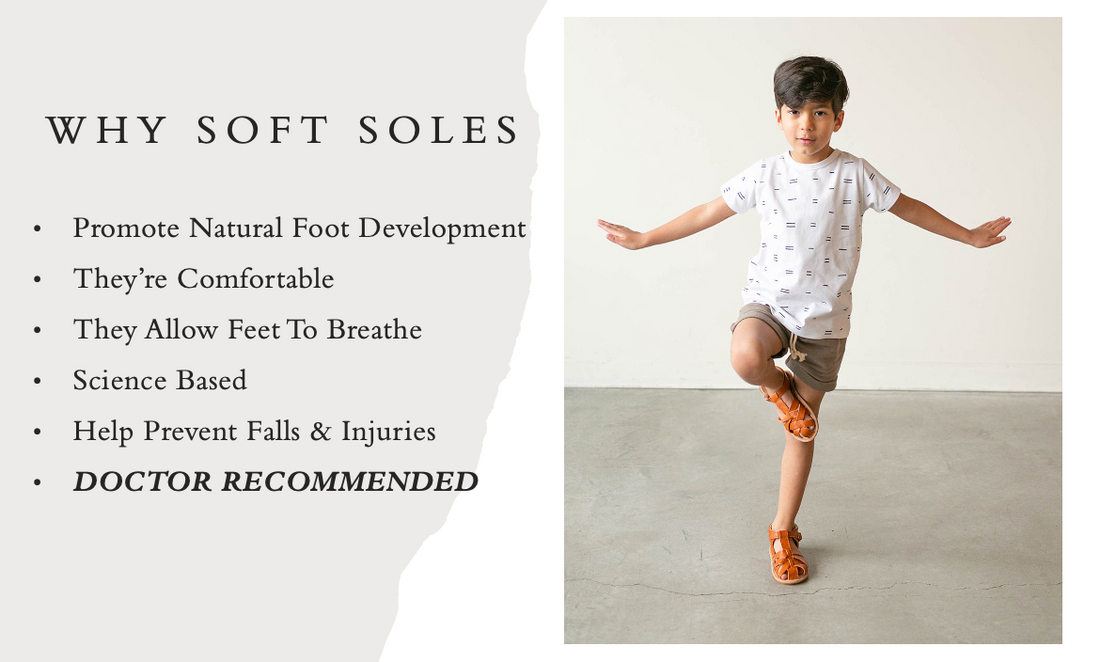 Why Soft Soles Are the Best Option for Growing Feet