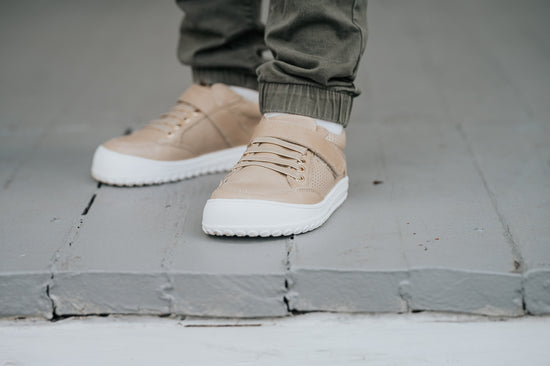 Play Perfect Beige Low Top {Premium Leather}