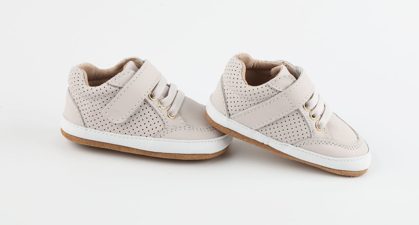 Play Perfect Bone Low Top {Premium Leather}