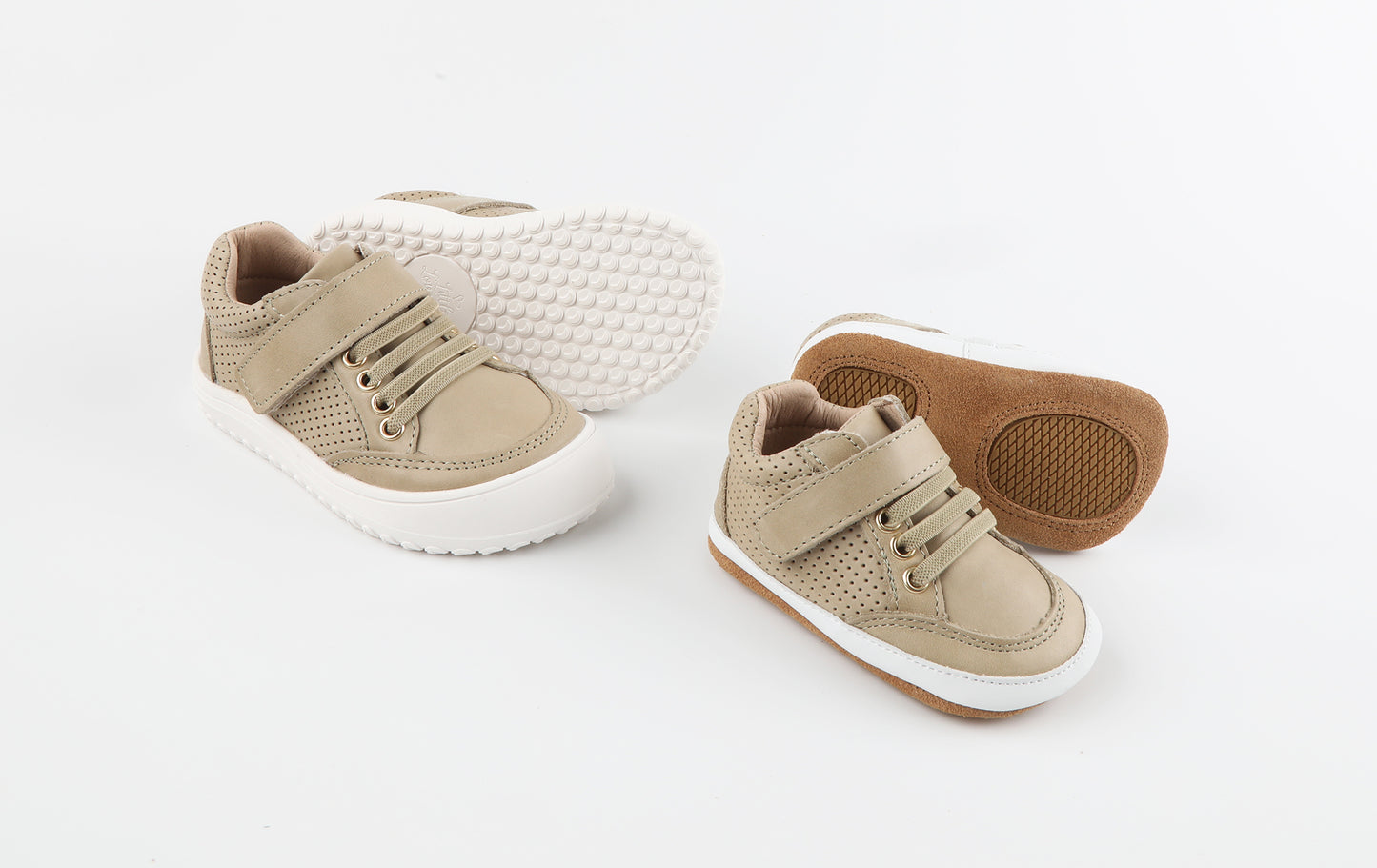 Play Perfect Beige Low Top {Premium Leather}