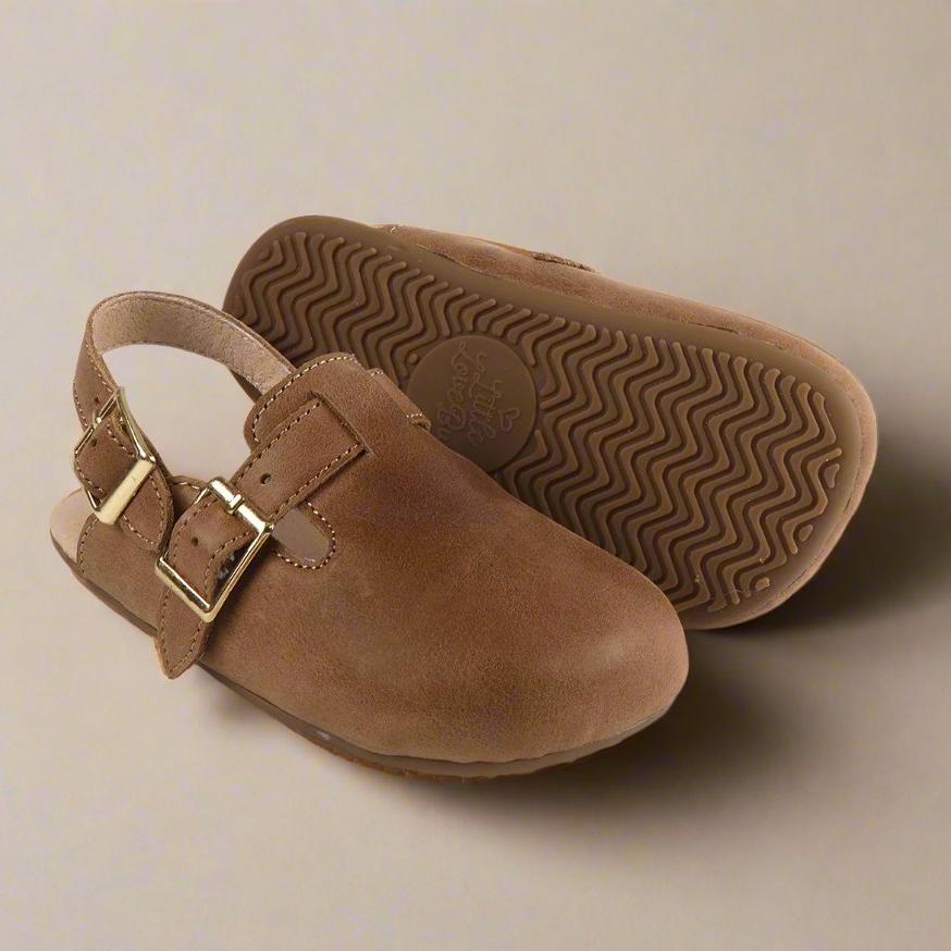 Desert Sand Beck Sandal {Premium Leather}