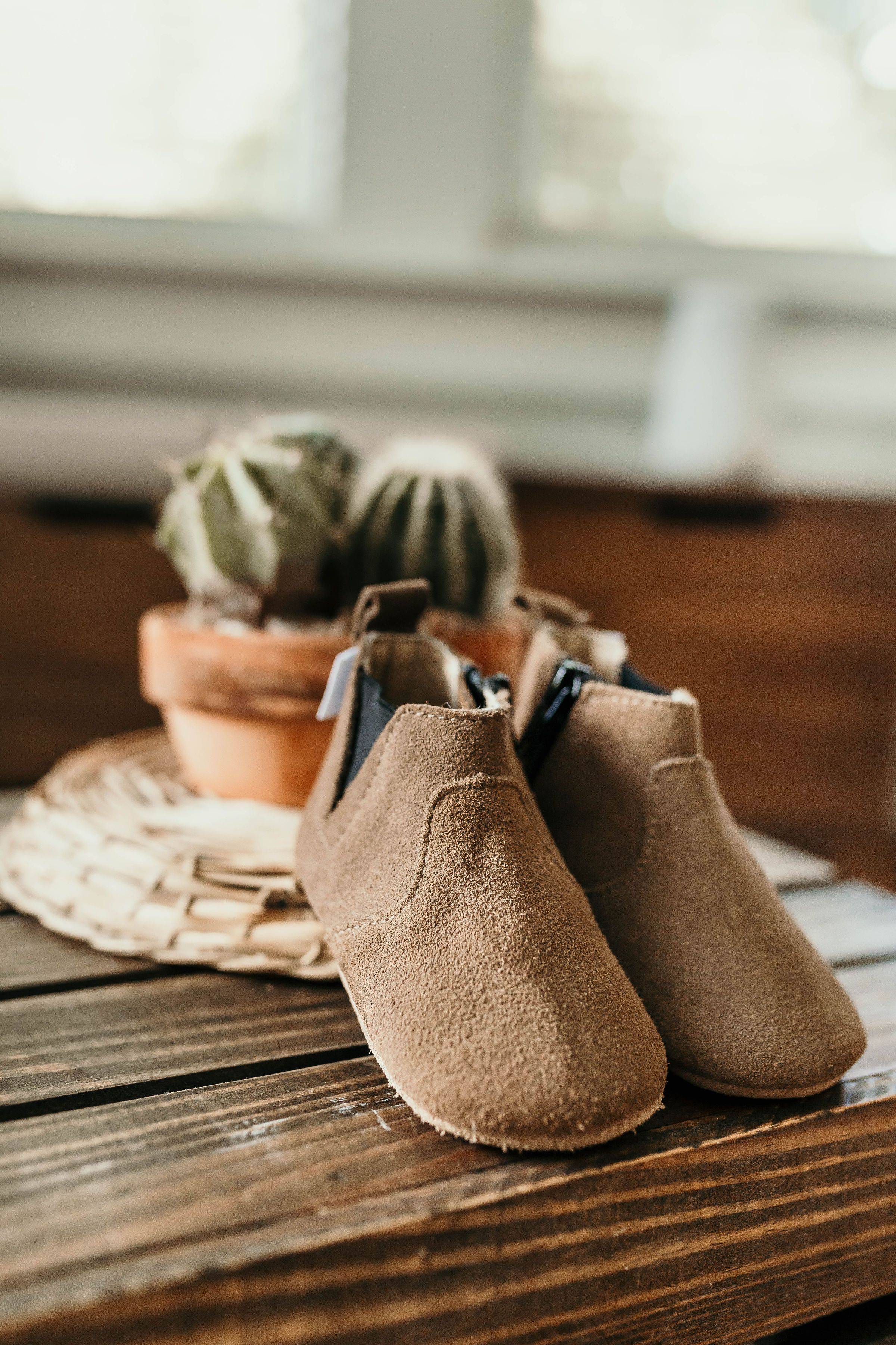 Brown Suede Chelsea Boot Boot Little Love Bug Co. 