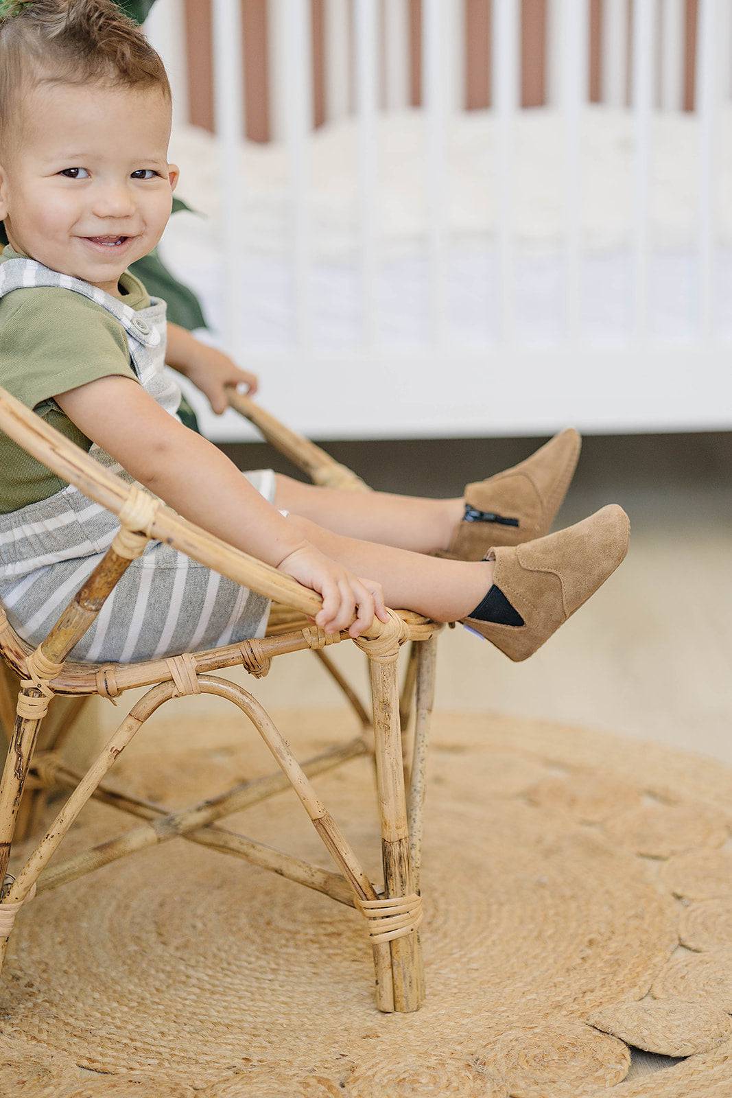 Brown Suede Chelsea Boot Boot Little Love Bug Co. 