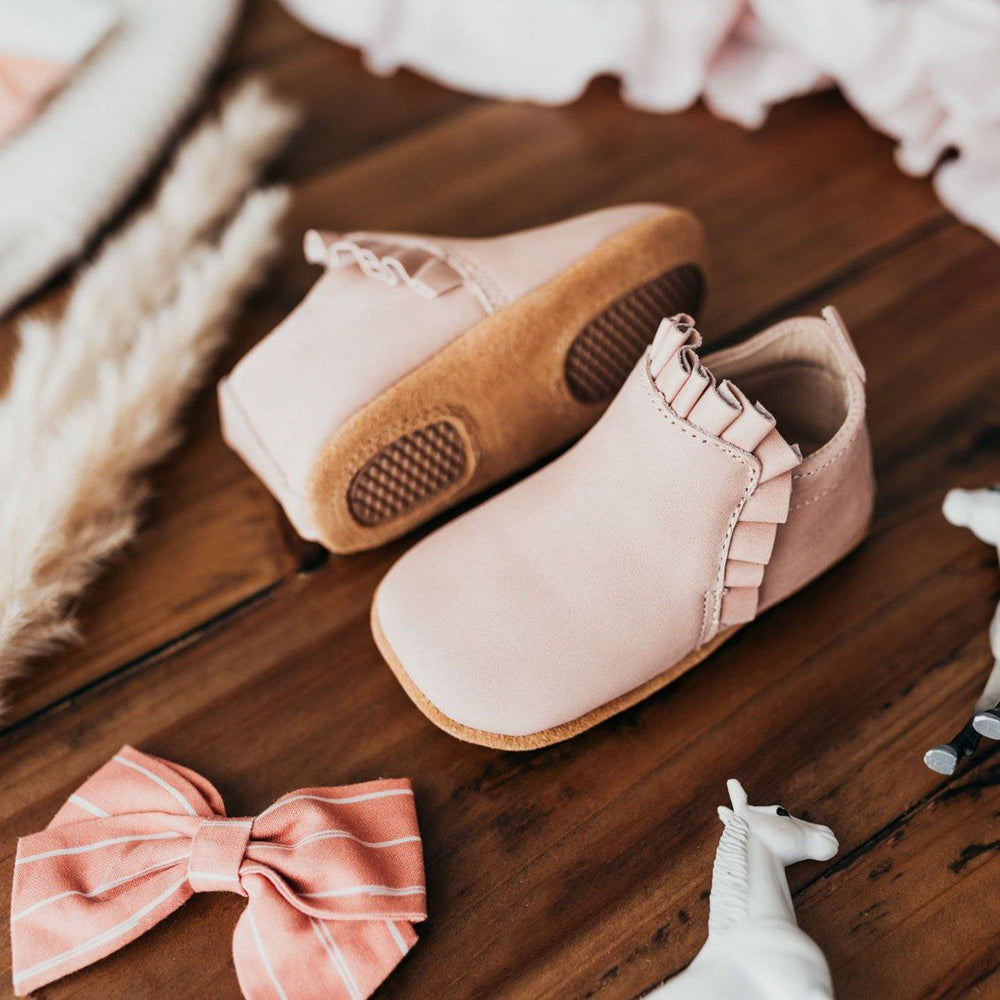 
                      
                        Mila Blush Moccasin Original Moccasin Little Love Bug Co. 2 (SOLD OUT) 
                      
                    