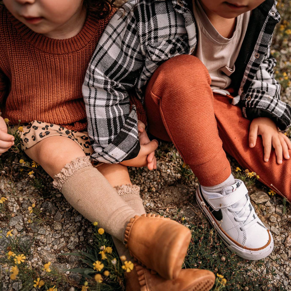 
                      
                        Mila Desert Sand Moccasin Original Moccasin Little Love Bug Co. 
                      
                    