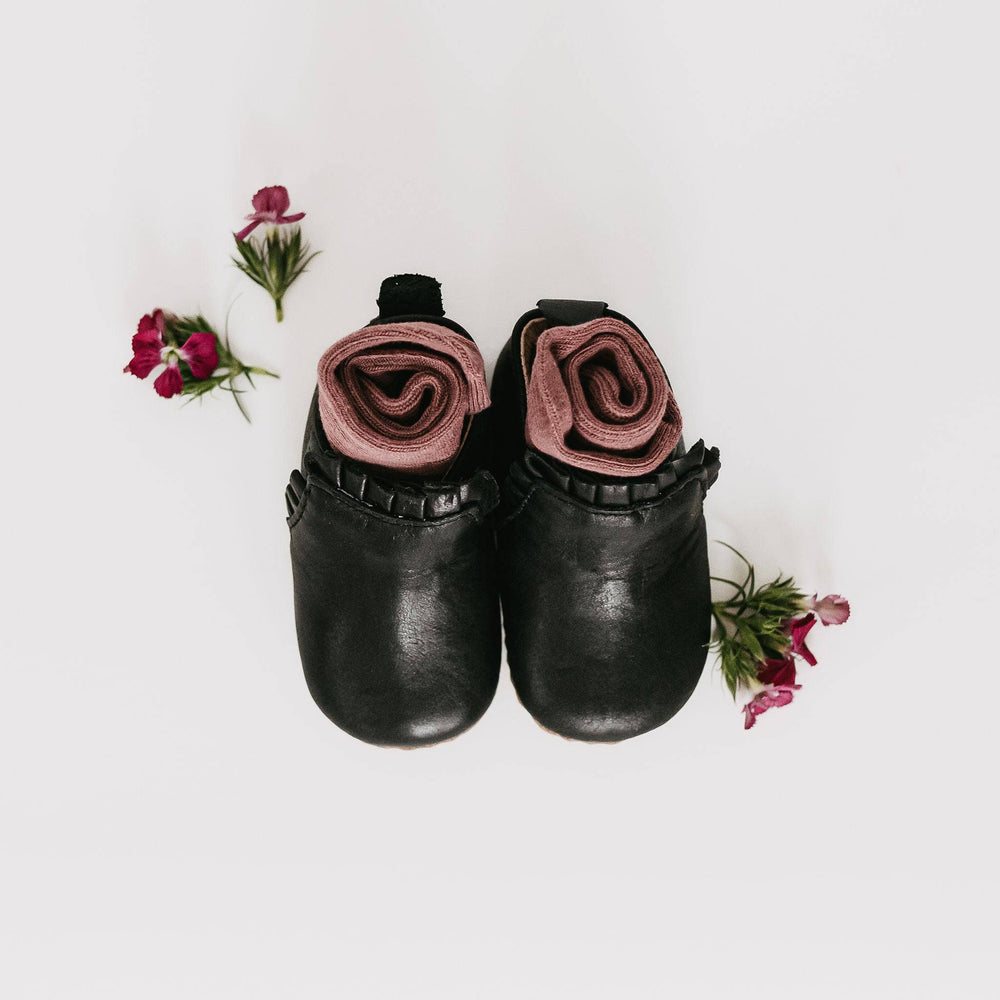 
                      
                        Black Mila  {Premium Leather} - Little Love Bug Co.
                      
                    