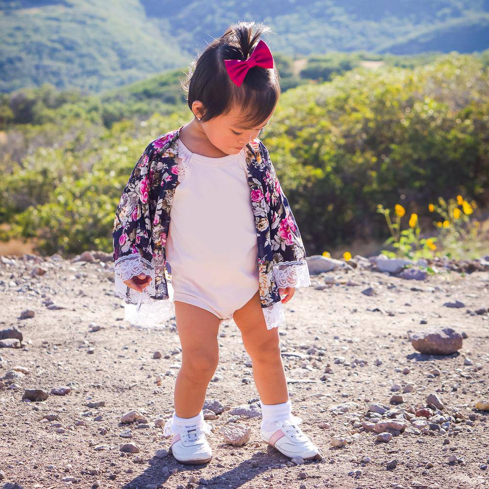 
                      
                        White and Pink Love Bug Sneaker Casual Shoe Little Love Bug Co. 
                      
                    