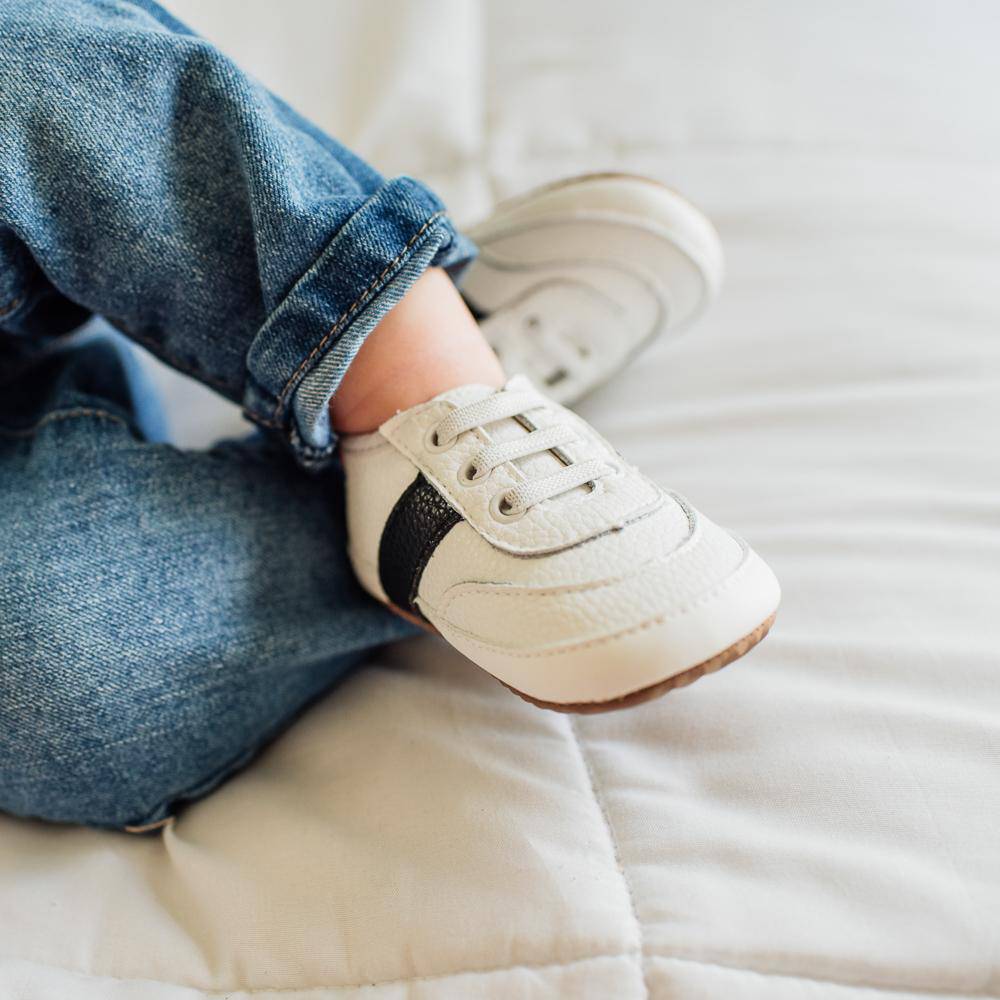 White and Black Love Bug Sneaker Casual Shoe Little Love Bug Co. 