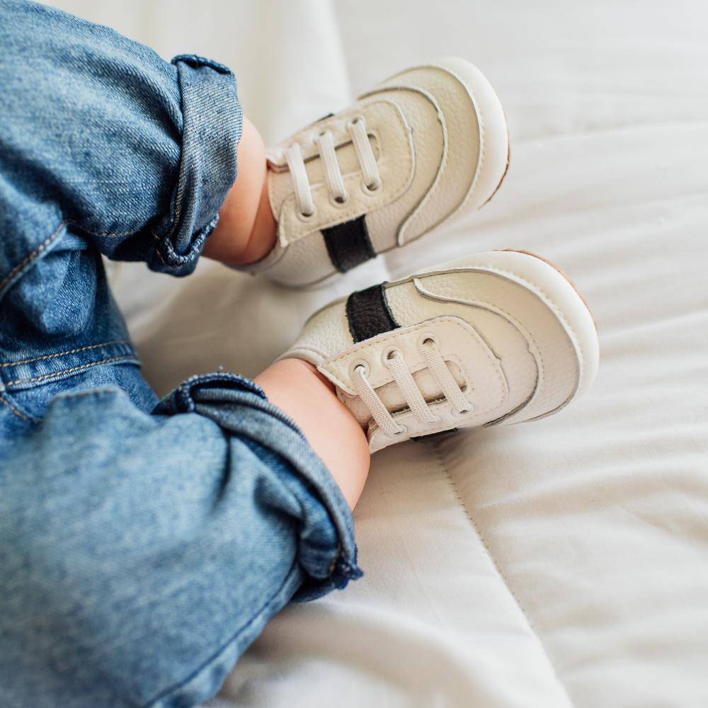 White and Black Love Bug Sneaker Casual Shoe Little Love Bug Co. 