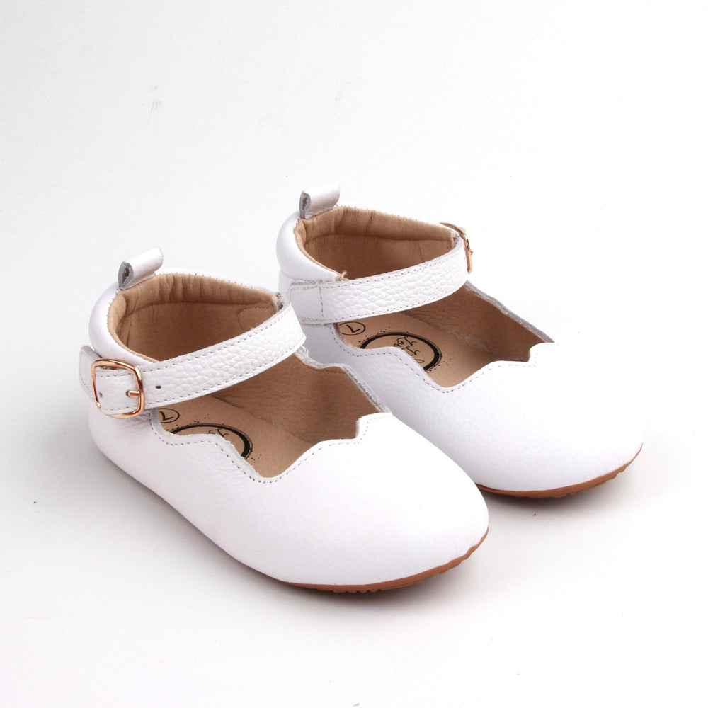 
                      
                        White Olivia Dress Shoe Little Love Bug Co. 
                      
                    