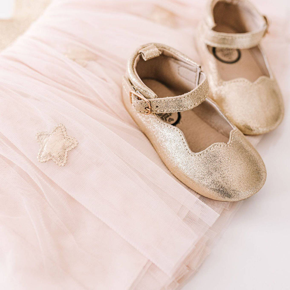 
                      
                        Gold Glitter Olivia Dress Shoe Little Love Bug Co. 
                      
                    