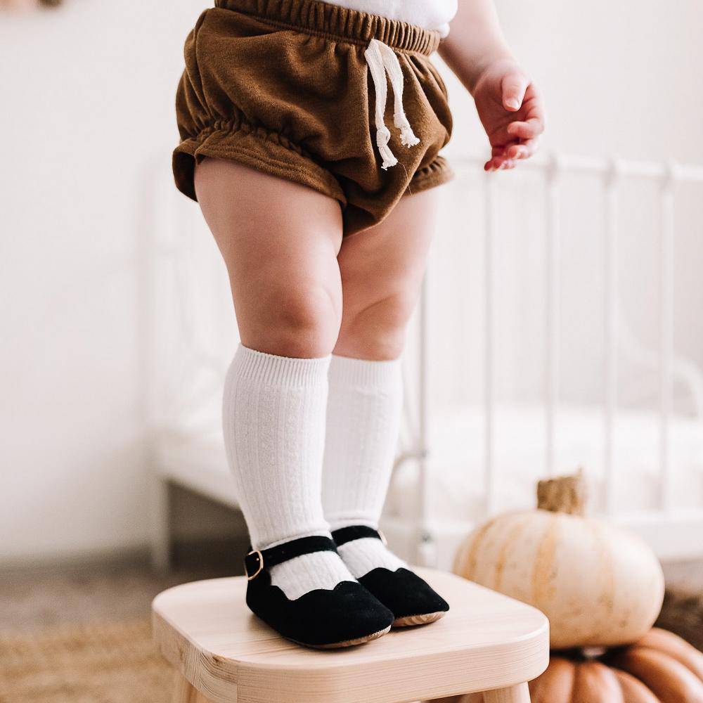 
                      
                        Black Suede Olivia Dress Shoe Little Love Bug Co. 
                      
                    