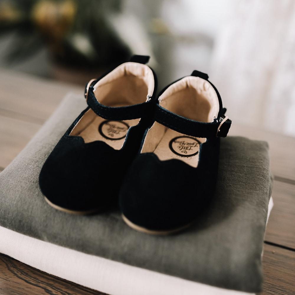 
                      
                        Black Suede Olivia Dress Shoe Little Love Bug Co. 
                      
                    