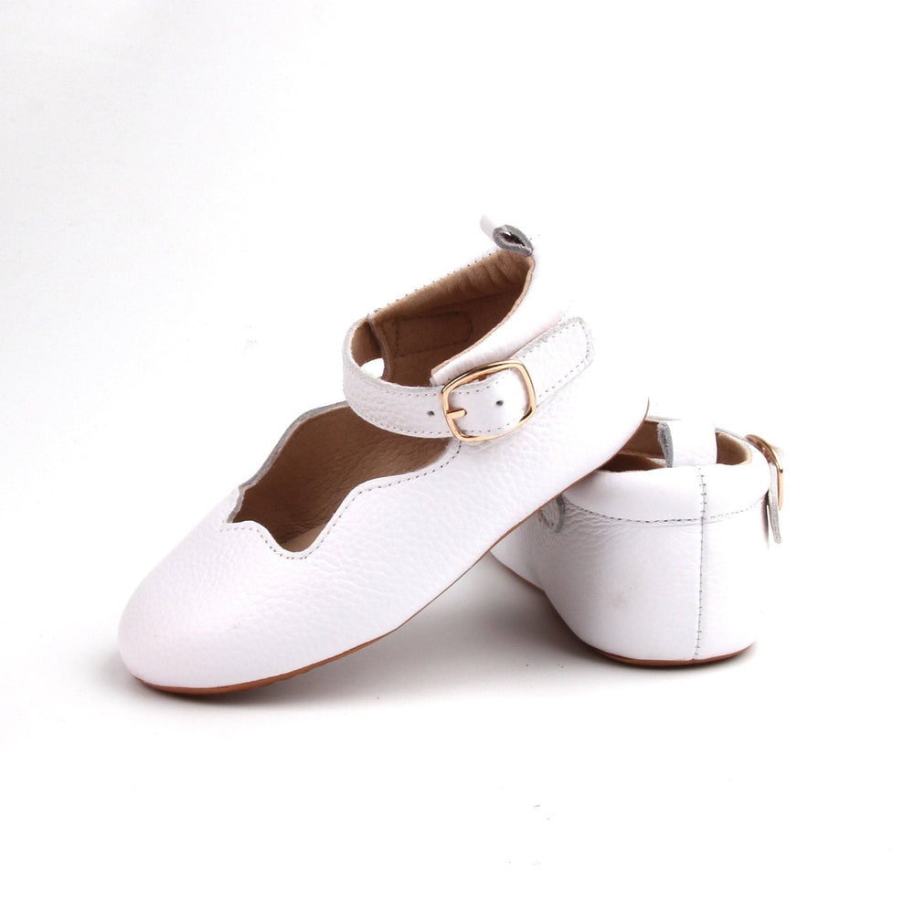 
                      
                        White Olivia Dress Shoe Little Love Bug Co. 
                      
                    