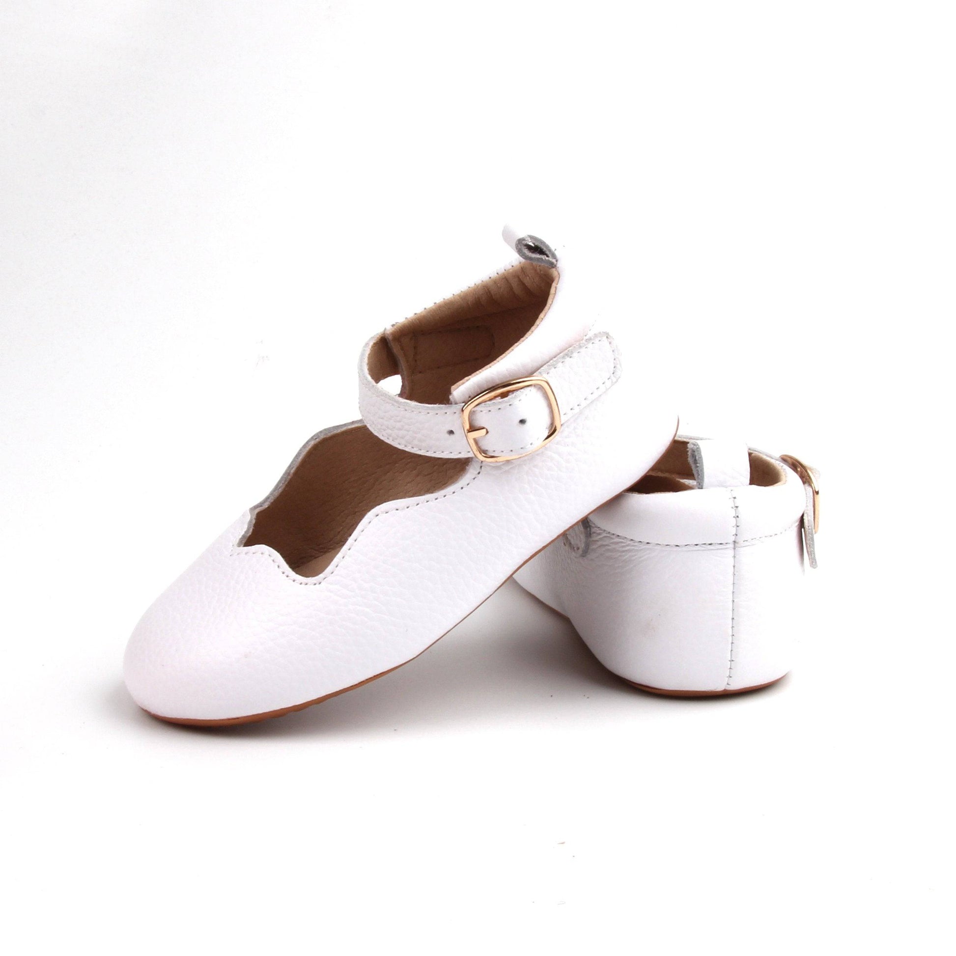 White Olivia Dress Shoe Little Love Bug Co. 