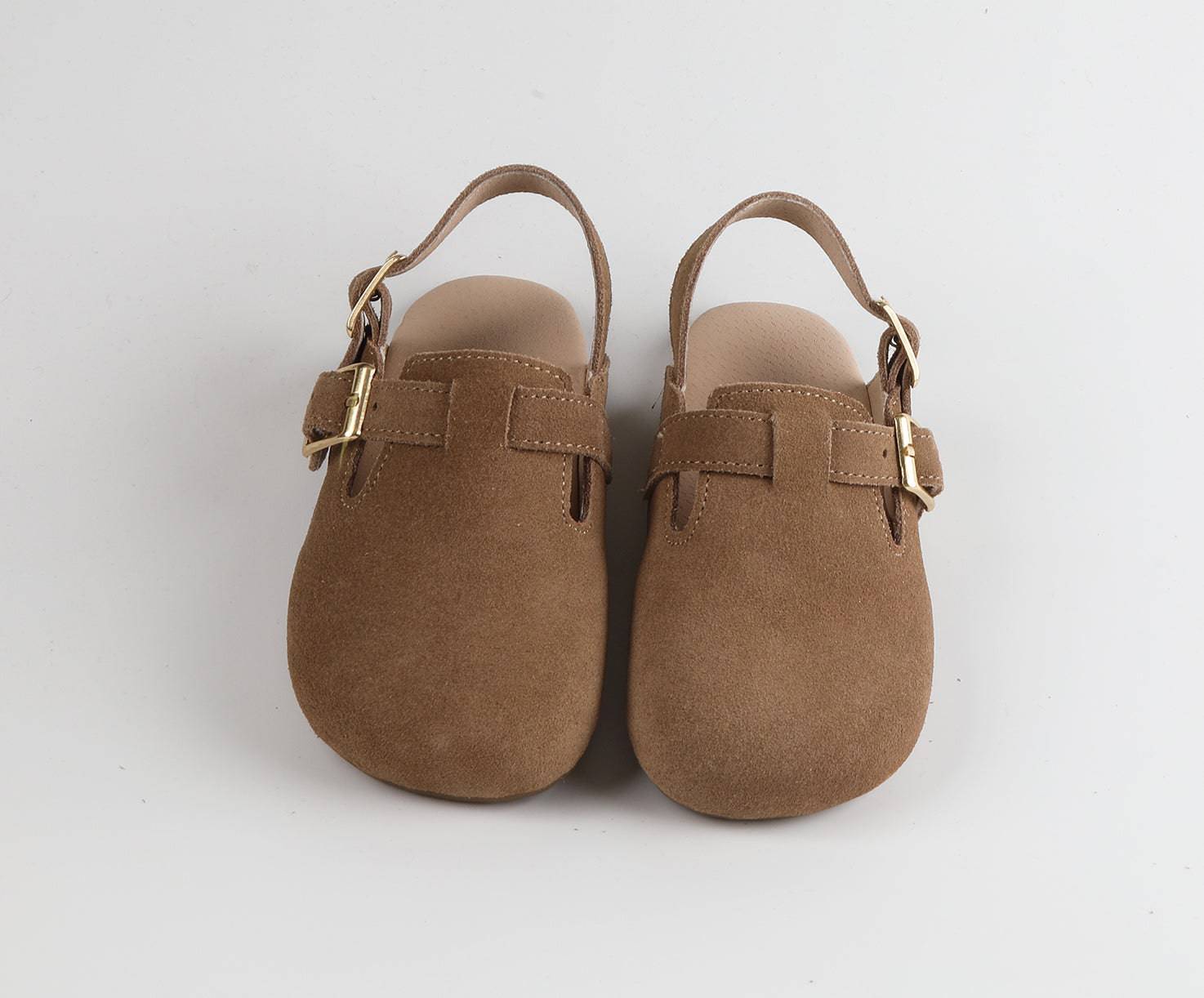 Brown Suede Beck Sandal - Little Love Bug Co.