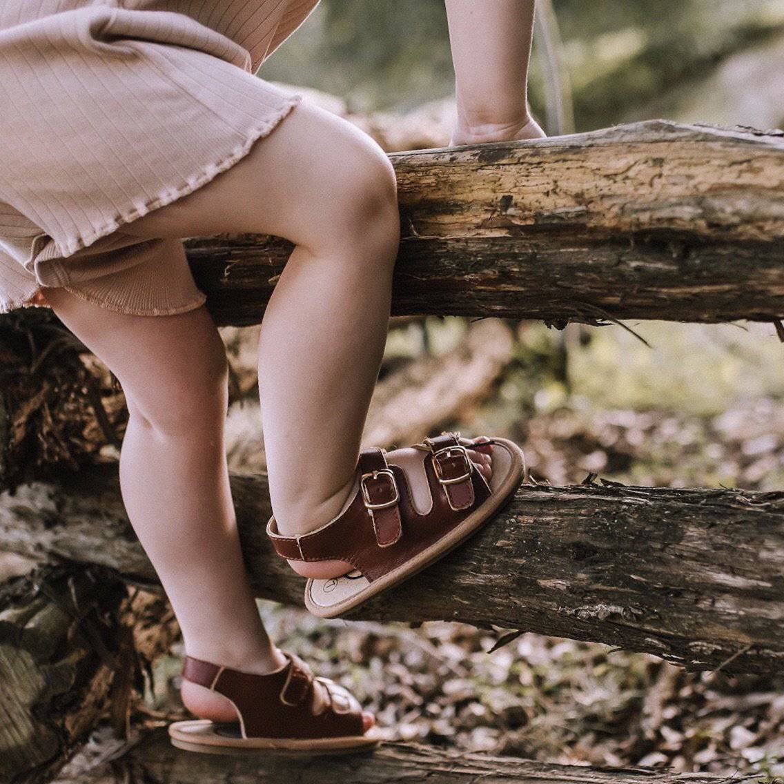 Brown Charley Sandal Sandal Little Love Bug Co. 