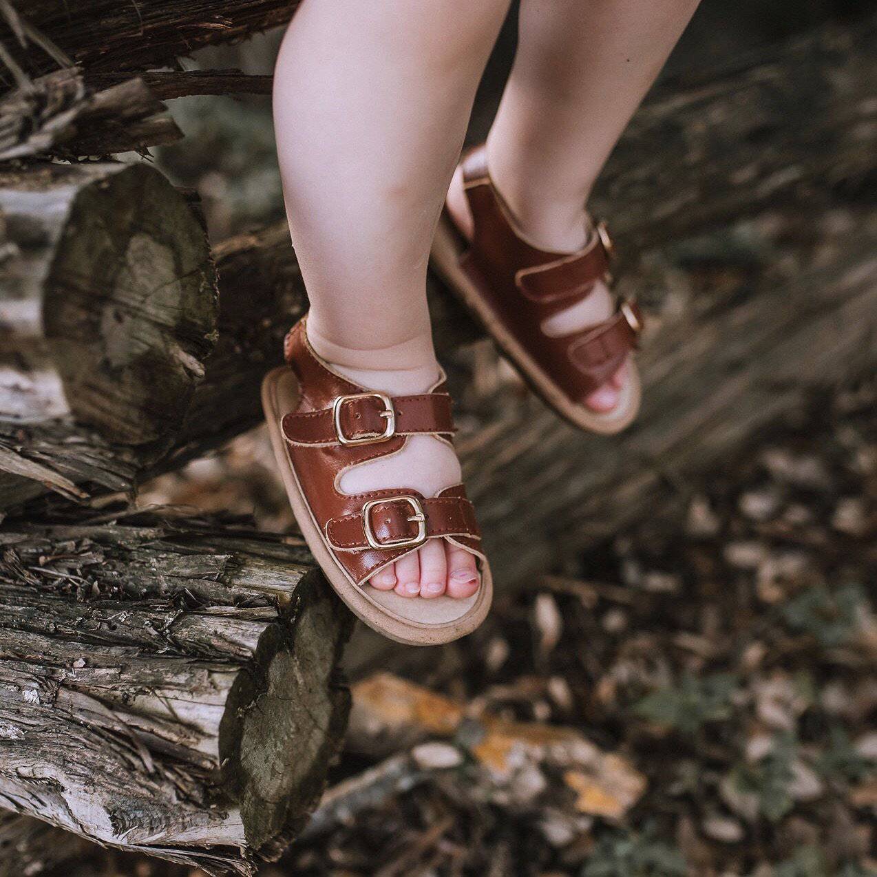 Brown Charley Sandal Sandal Little Love Bug Co. 