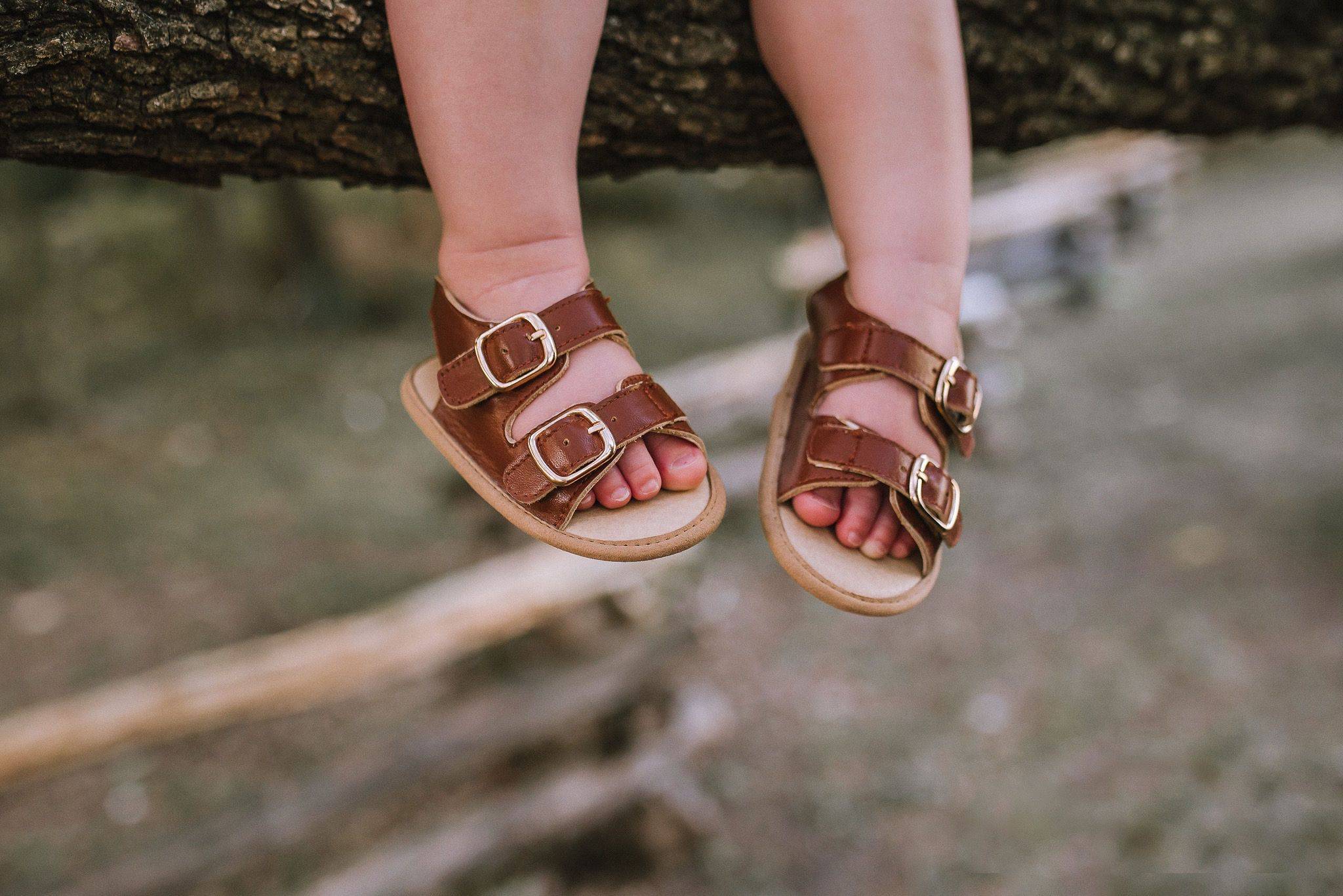 Brown Charley Sandal Sandal Little Love Bug Co. 