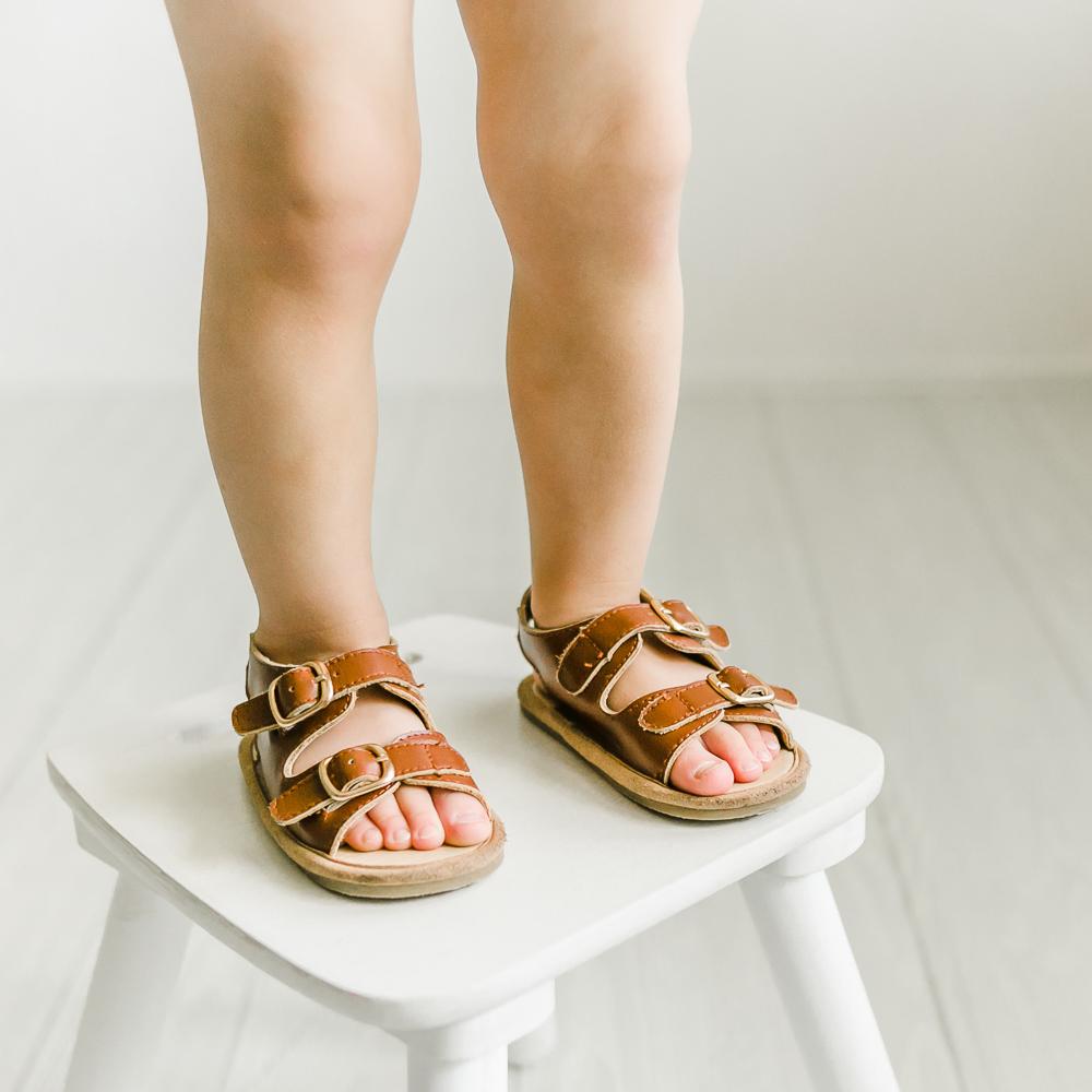 
                      
                        Brown Charley Sandal Sandal Little Love Bug Co. 
                      
                    