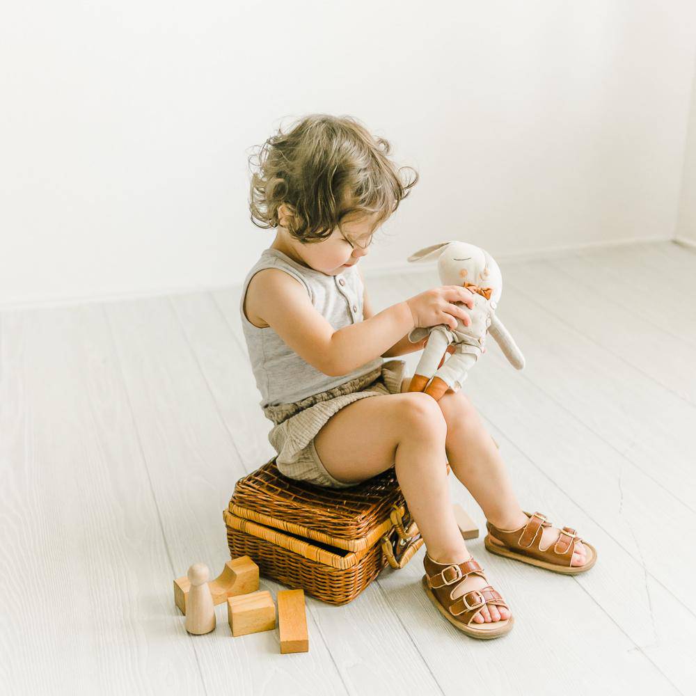 Brown Charley Sandal Sandal Little Love Bug Co. 