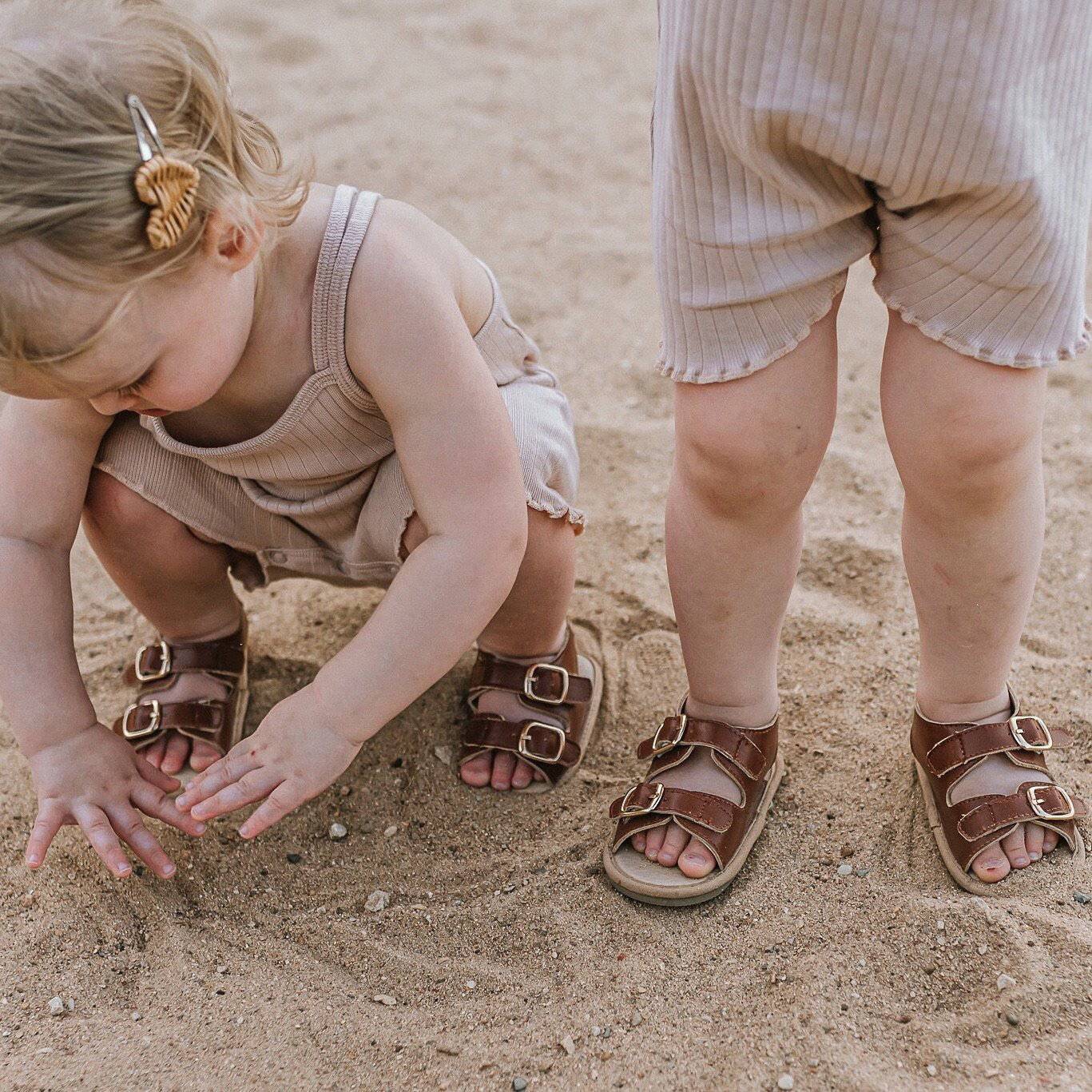 Brown Charley Sandal Sandal Little Love Bug Co. 