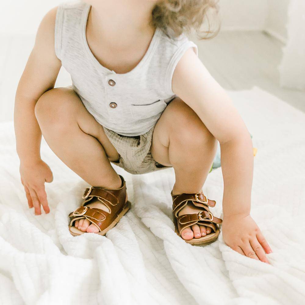 Brown Charley Sandal Sandal Little Love Bug Co. 