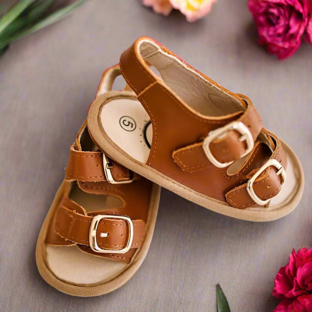 Brown Charley Sandal Sandal Little Love Bug Co. 