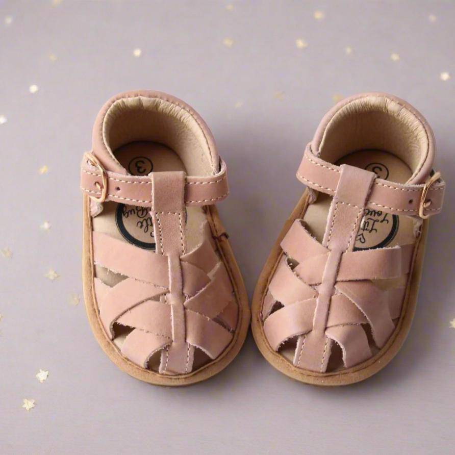 Blush Closed Toe Sandal Sandal Little Love Bug Co. 