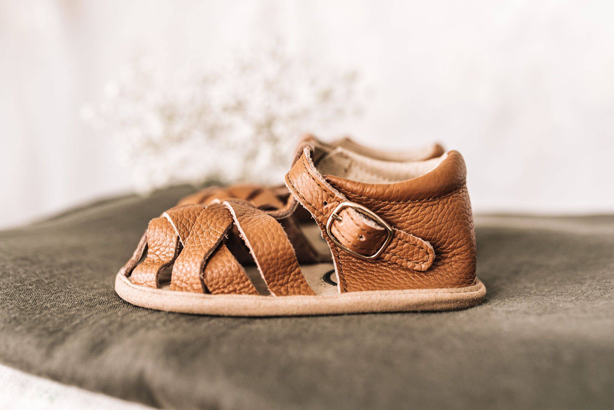 Brown Closed Toe Sandal Sandal Little Love Bug Co. 