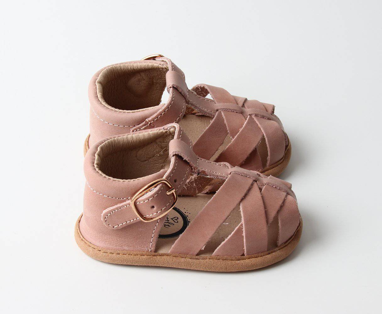 Blush Closed Toe Sandal Sandal Little Love Bug Co. 