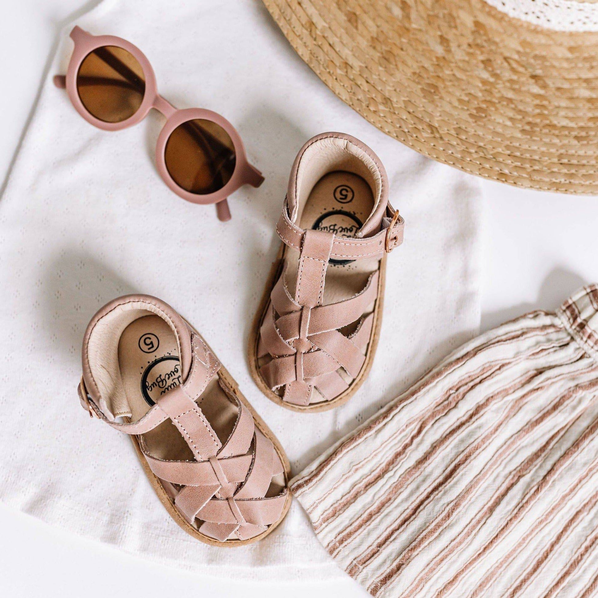 Blush Closed Toe Sandal Sandal Little Love Bug Co. 