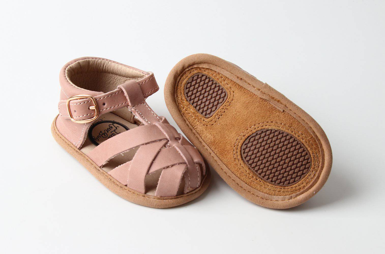 Blush Closed Toe Sandal Sandal Little Love Bug Co. 