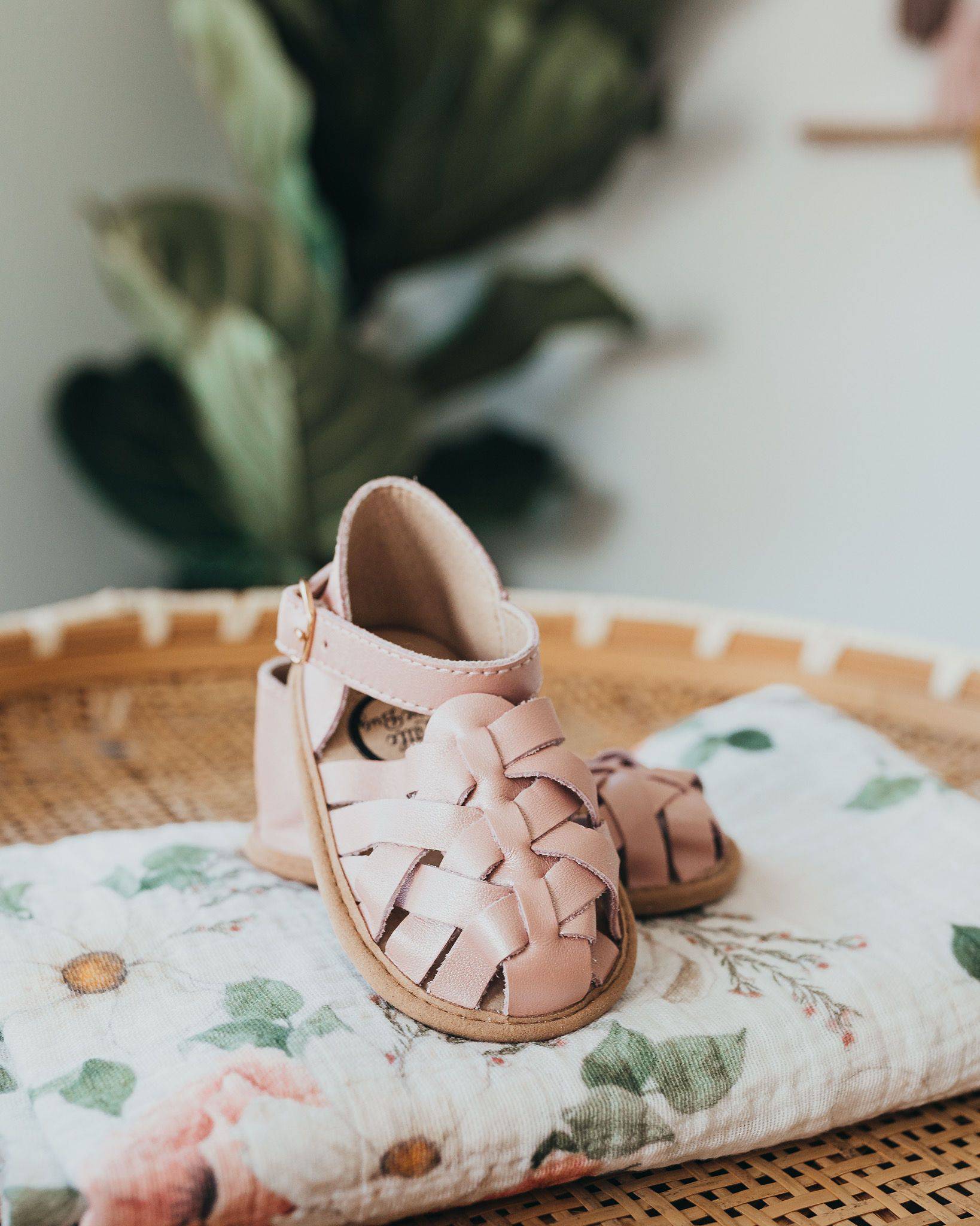 Pearl Pink Ella Sandal Sandal Little Love Bug Co. 