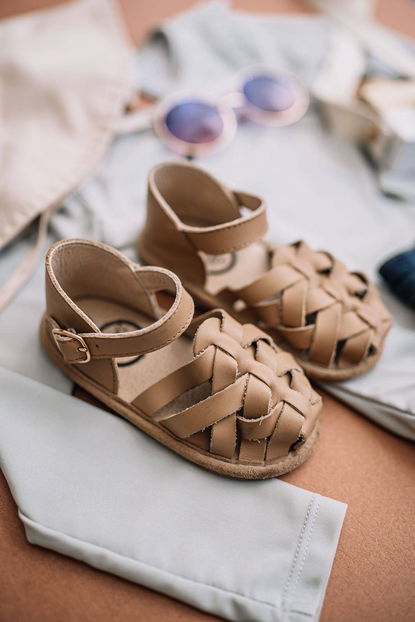 Beige Ella Sandal Sandal Little Love Bug Co. 