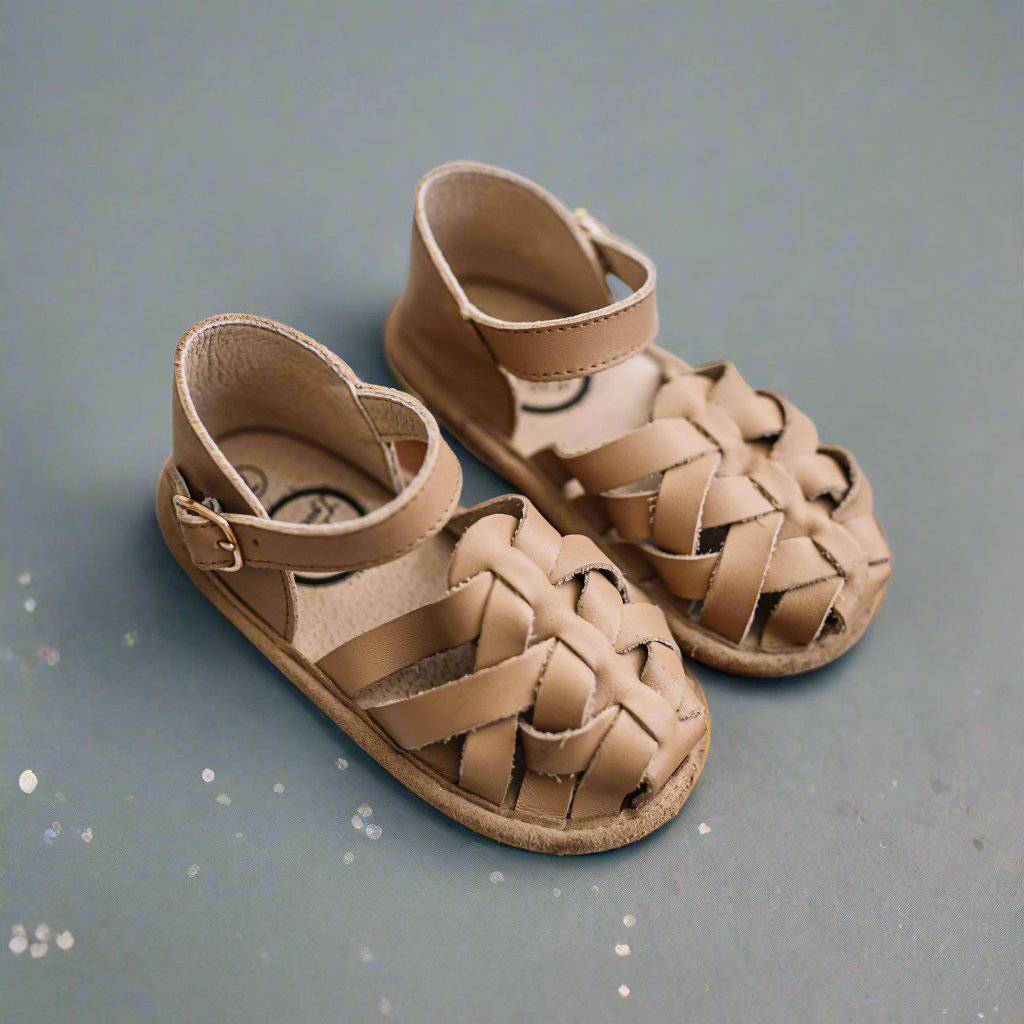 Beige Ella Sandal Sandal Little Love Bug Co. 