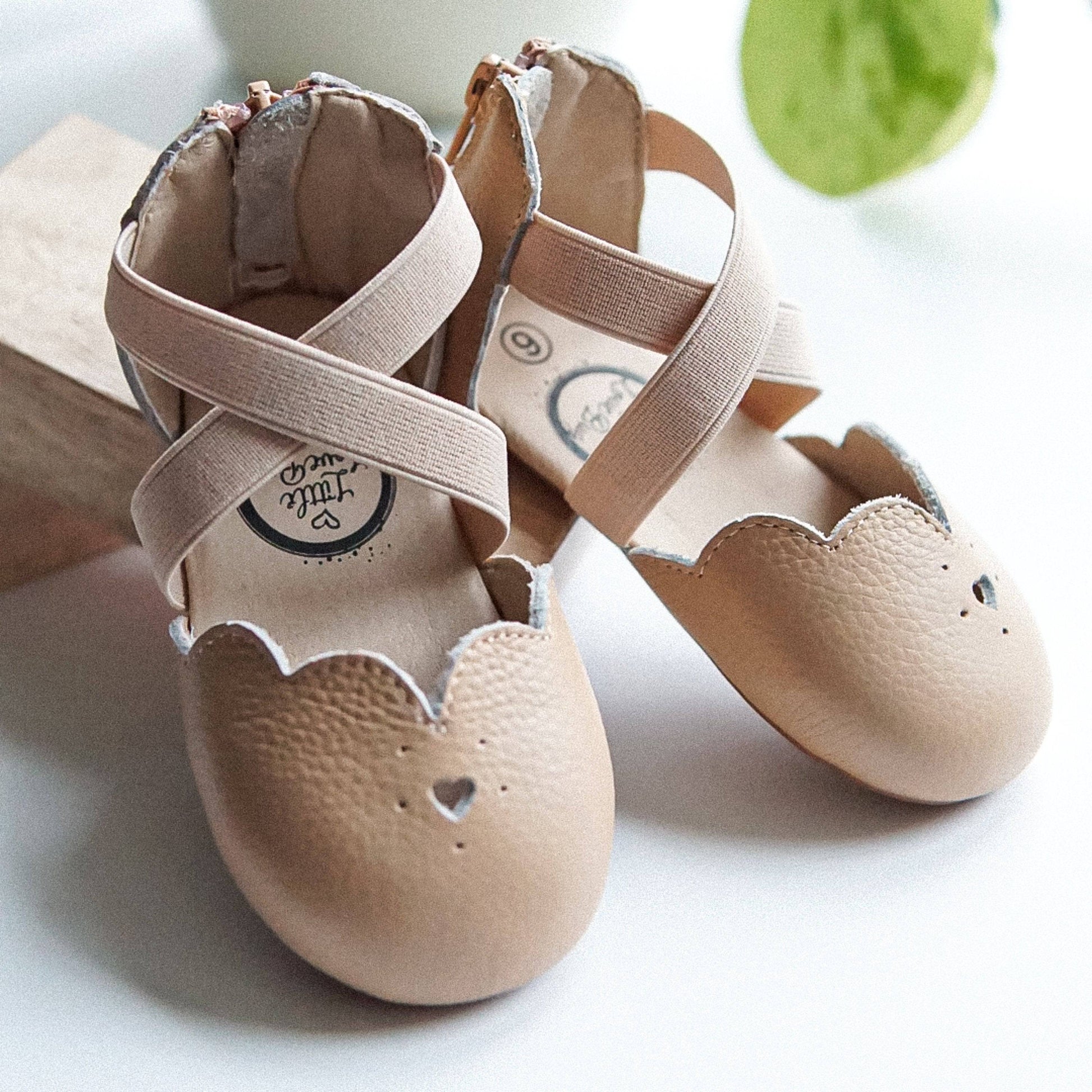 Nude Sophia Sandal Sandal Little Love Bug Co. 2 (Weatherproof Soft Sole) 