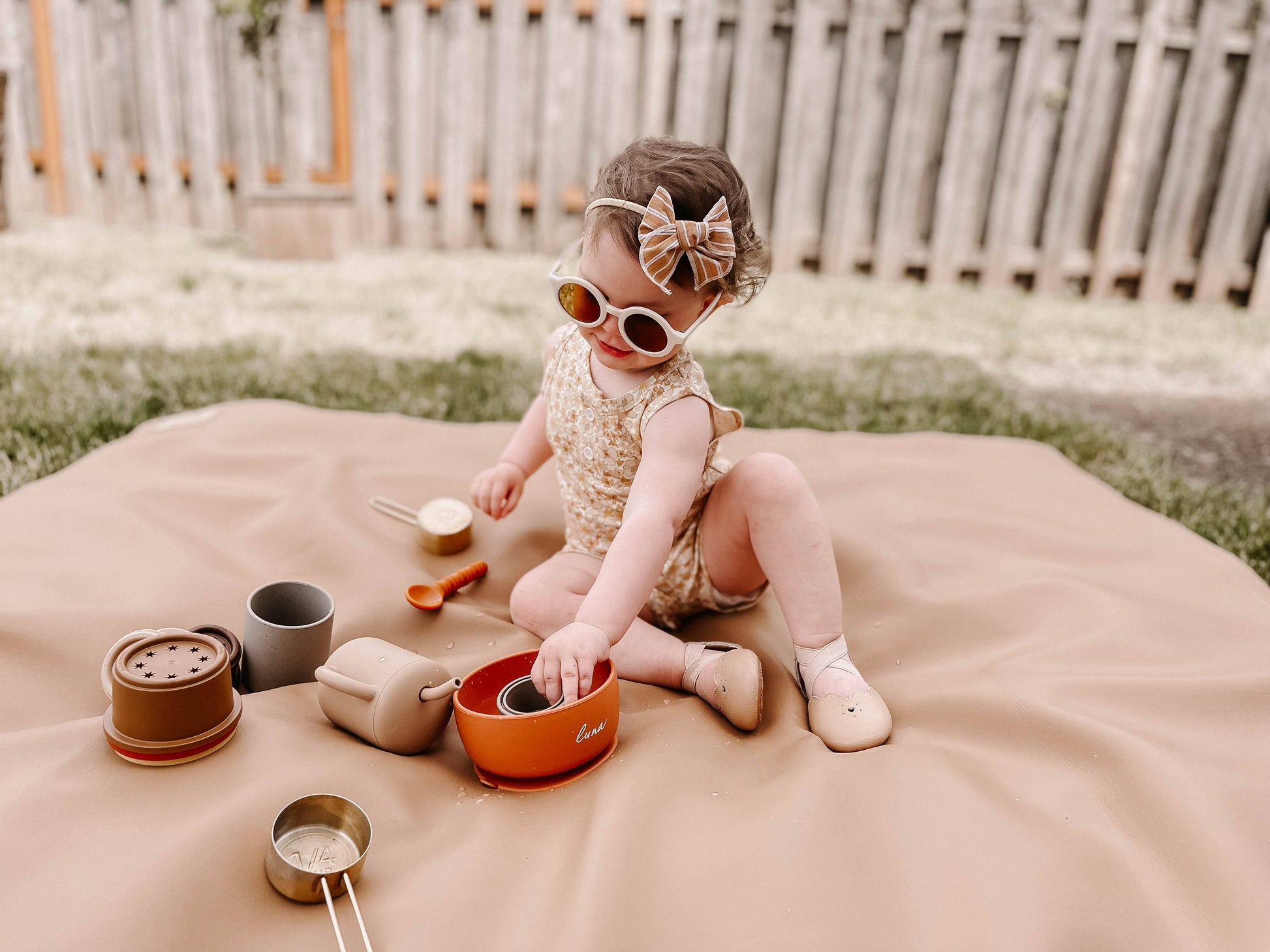 Nude Sophia Sandal Sandal Little Love Bug Co. 