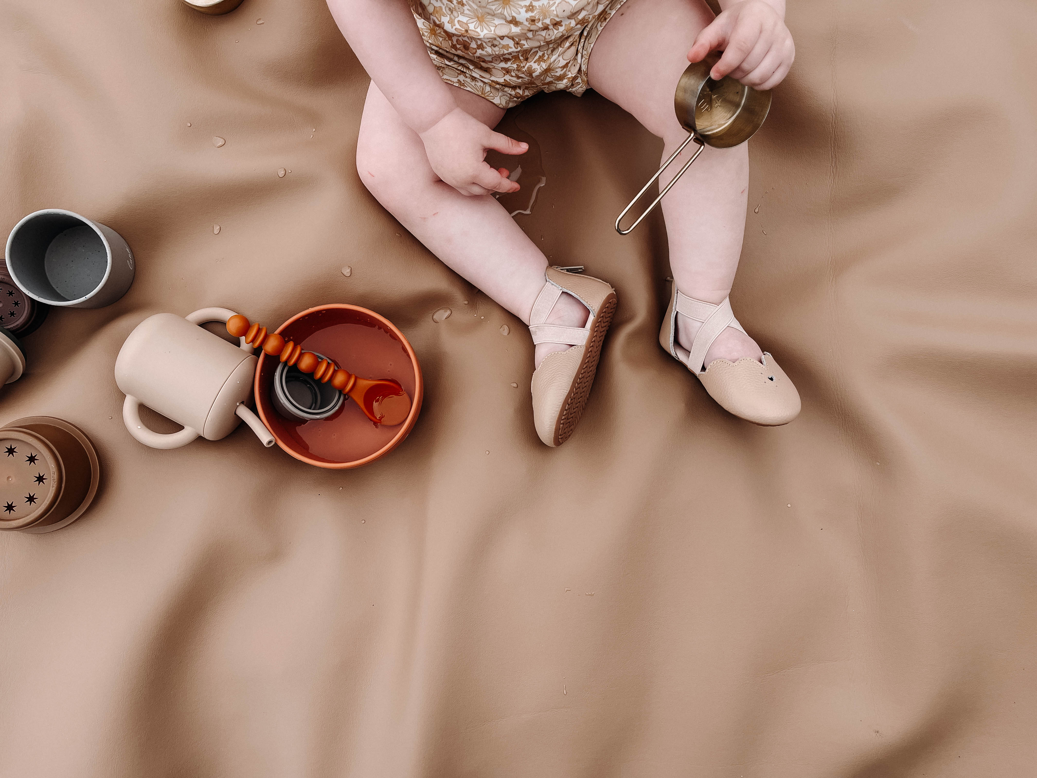 Nude Sophia Sandal Sandal Little Love Bug Co. 