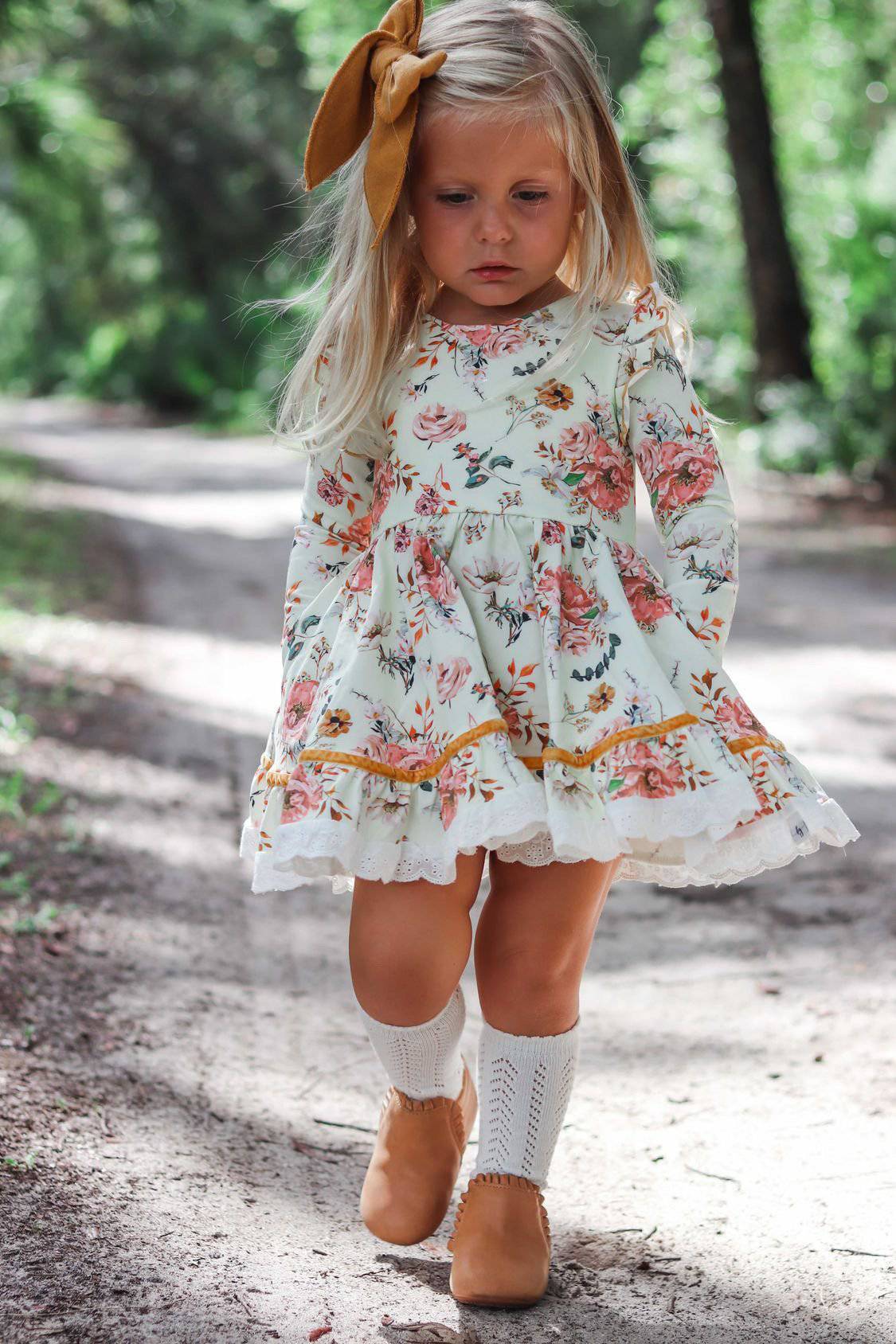 Little Love Bug Lace Knee High Socks Socks Little Love Bug Co. 