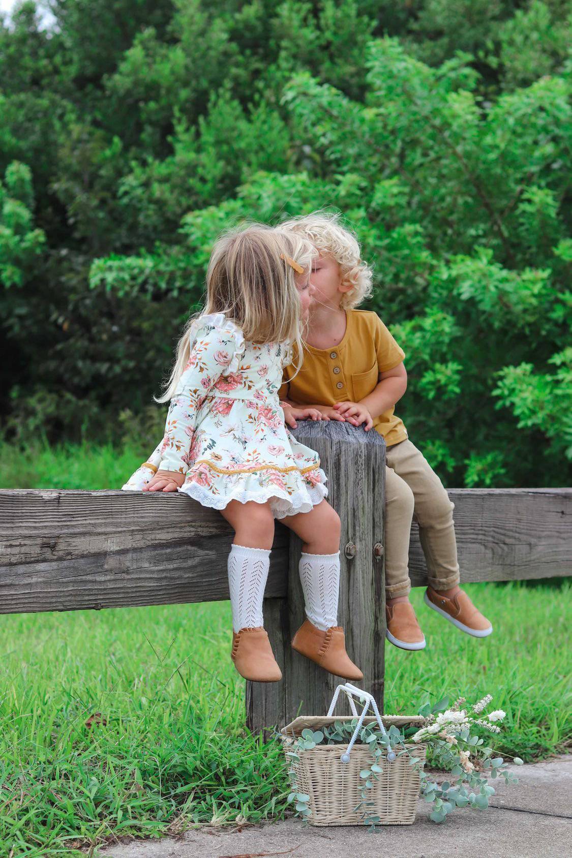 Little Love Bug Lace Knee High Socks Socks Little Love Bug Co. 