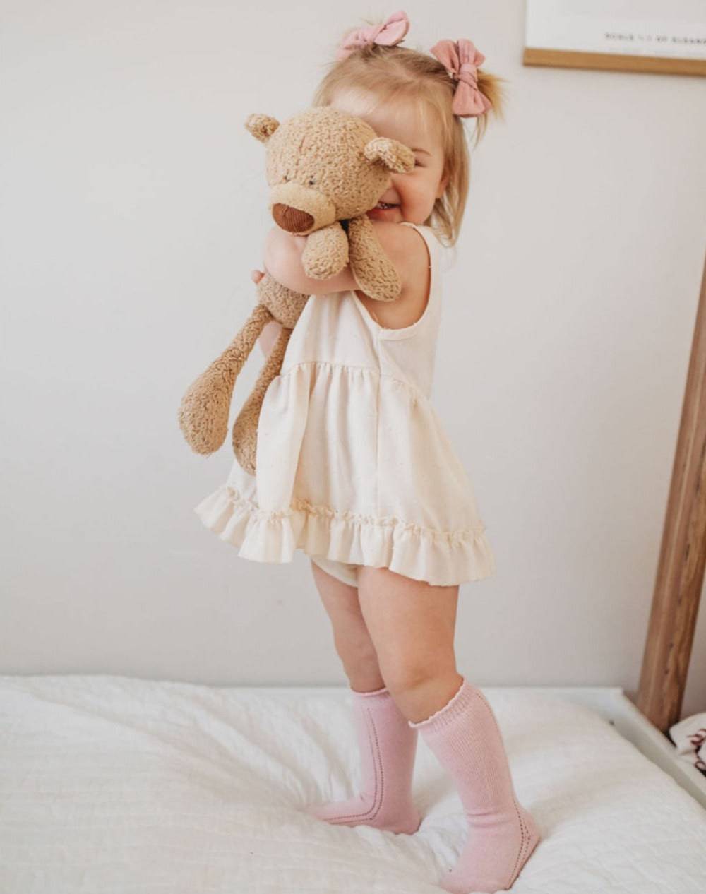 LLB Eyelet Knee High Socks - Little Love Bug Co.