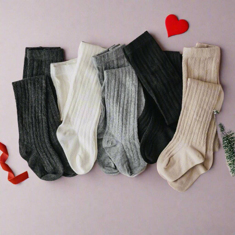 
                      
                        Little Love Bug Cable Knit Tights - Little Love Bug Co.
                      
                    