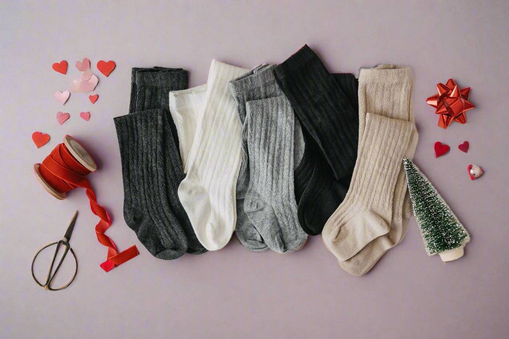 
                      
                        Little Love Bug Cable Knit Tights - Little Love Bug Co.
                      
                    