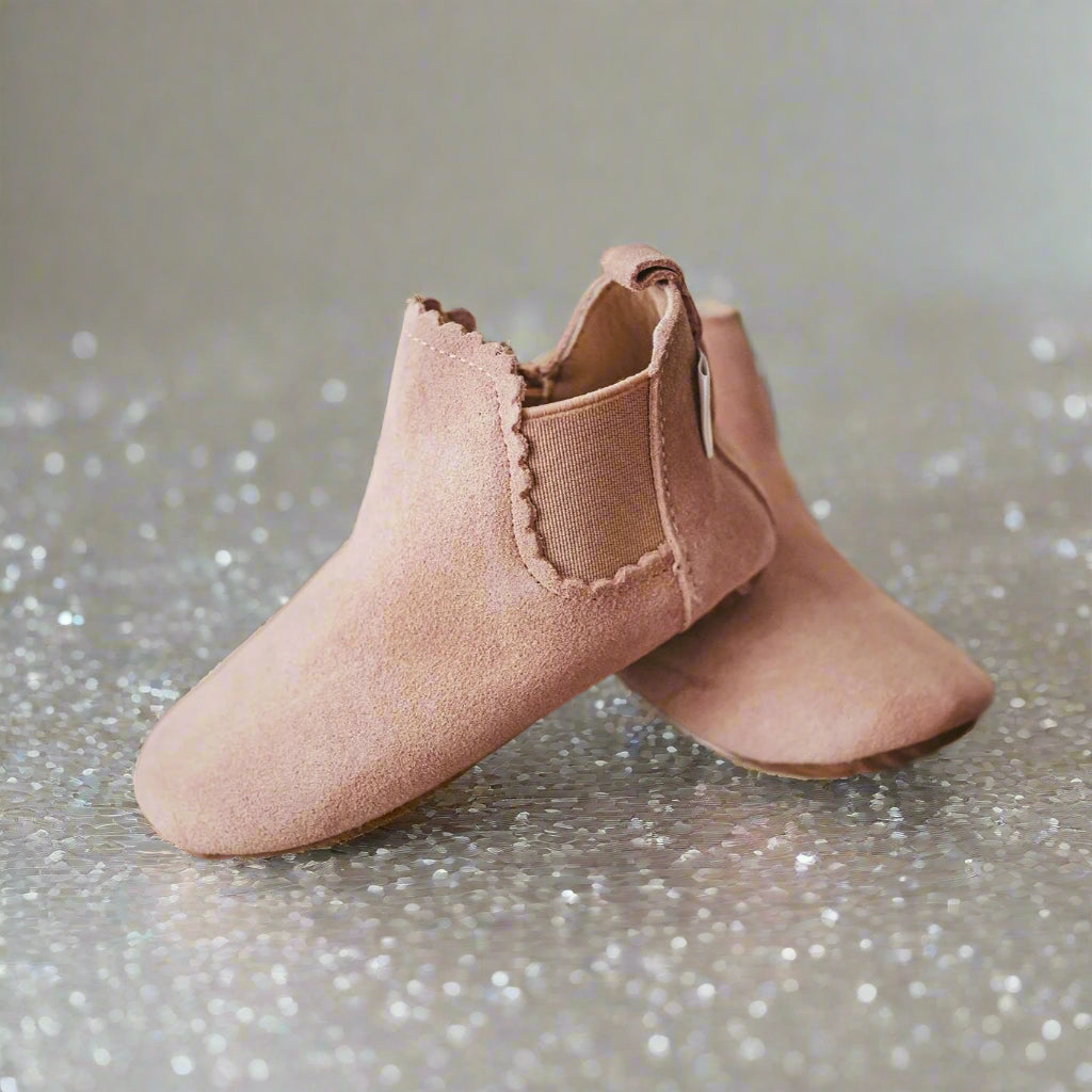 Blush Suede Reagan - Little Love Bug Co.