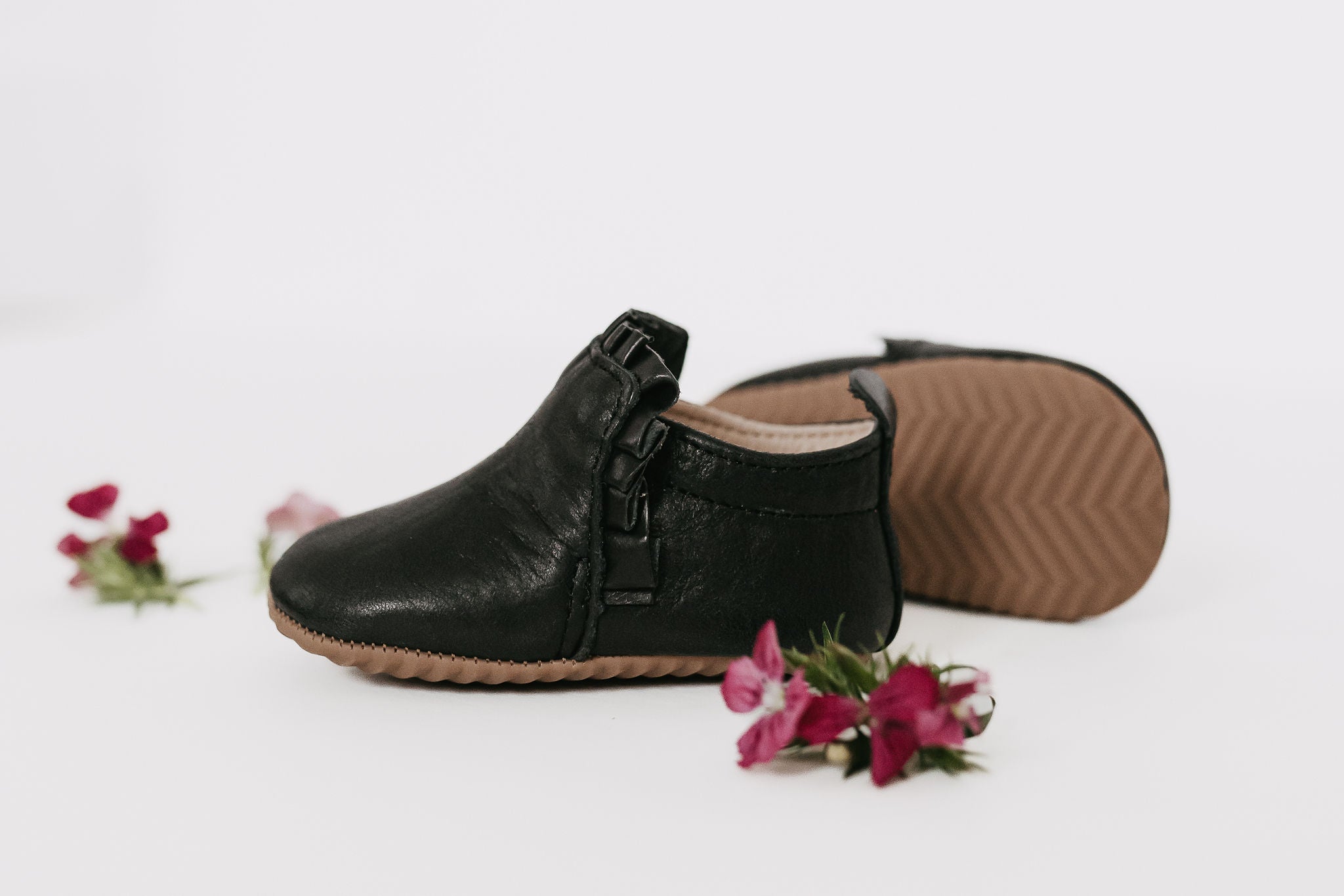 Black Mila  {Premium Leather} - Little Love Bug Co.