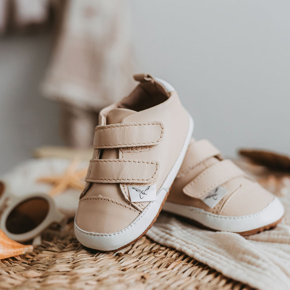 Casual Cream Low Top - Little Love Bug Co.