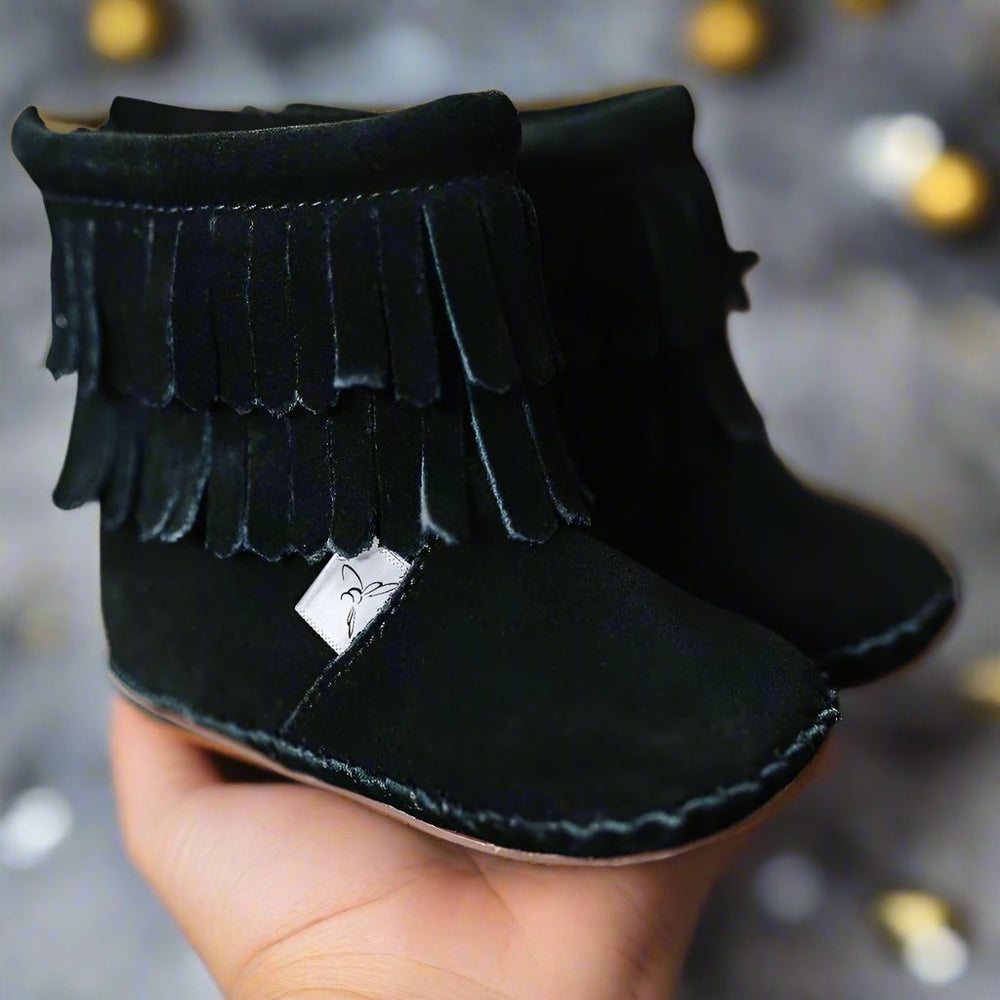 Black Cozy Boot Boot Little Love Bug Co. 