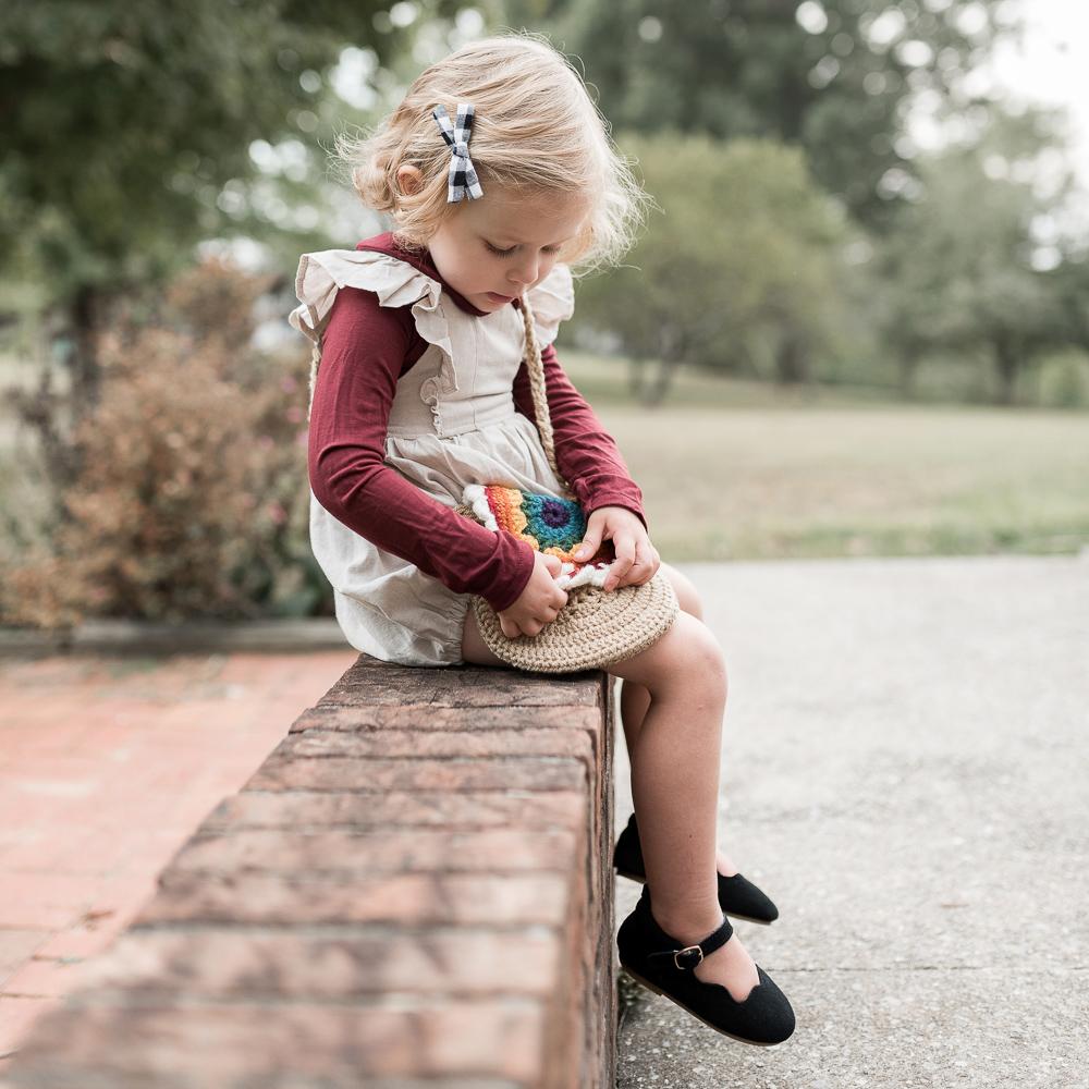 Black Suede Olivia Dress Shoe Little Love Bug Co. 