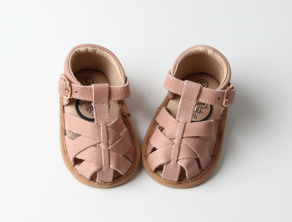 Blush Closed Toe Sandal Sandal Little Love Bug Co. 